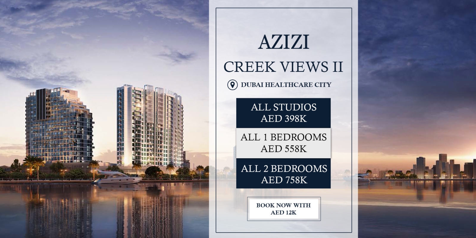 Azizi Creek Views II Dubai-azizi creek views ii banner1.jpg